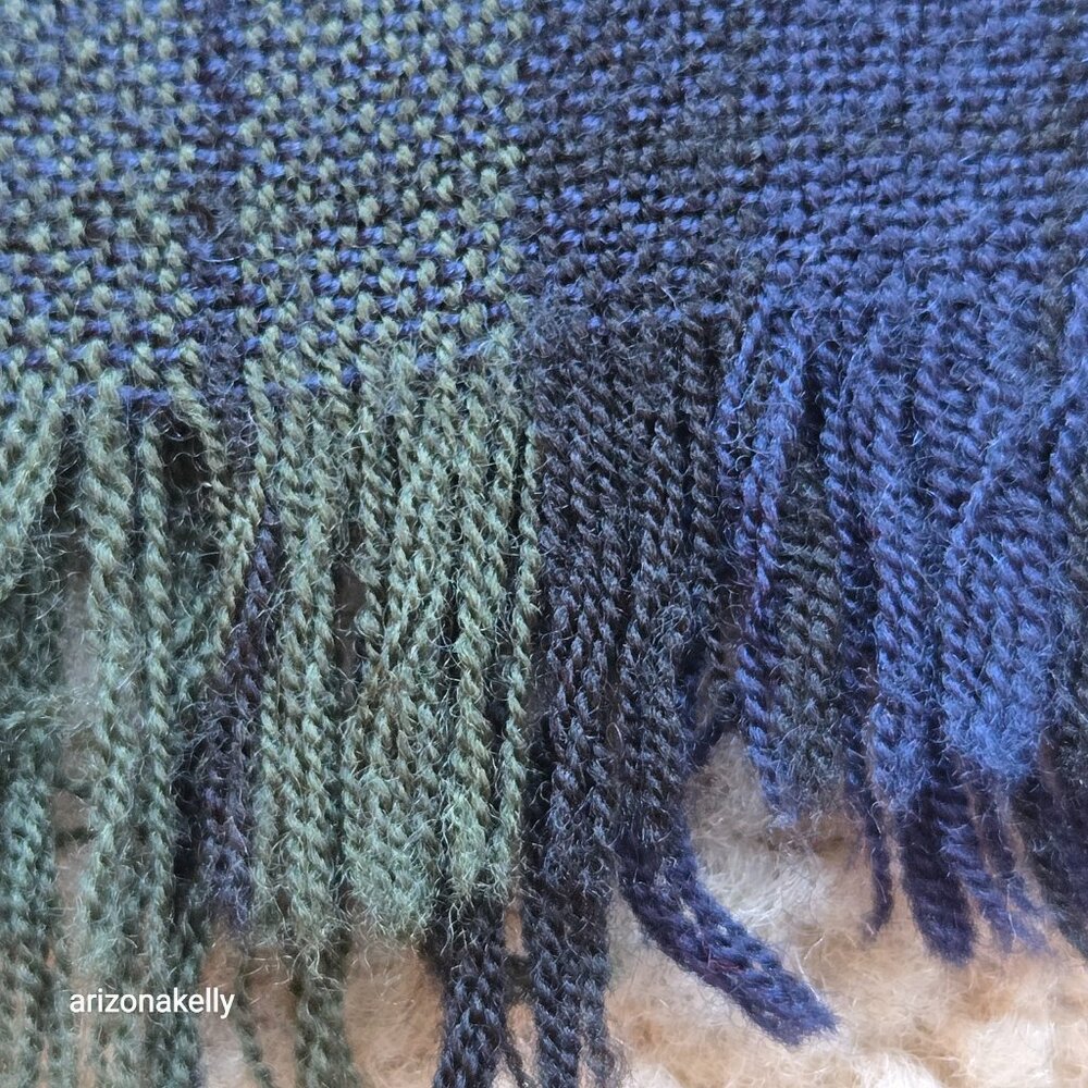 Drake's Merino Wool Blackwatch Plaid Woven Scarf - Picture 8 of 12